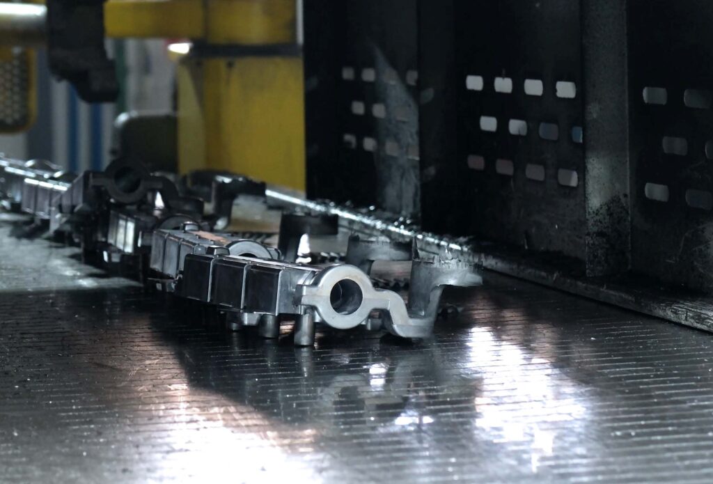 Aluminum die casting production
